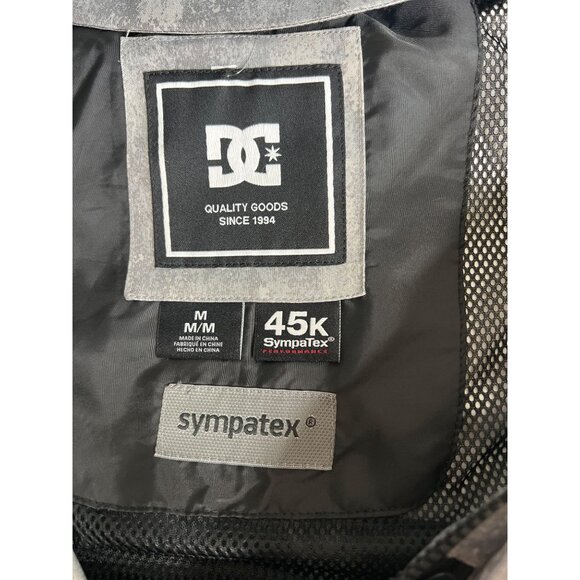 DC Command 45K Mens Jacket Sympatex Waterproof Hooded Gray/Black Size Medium - Picture 5 of 13